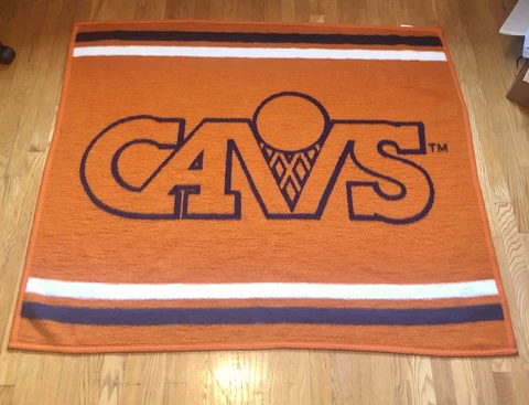Rare Vintage Cleveland Cavaliers Blanket Cover
