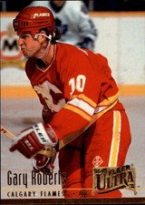 1994-95 Ultra Calgary Flames Hockey Card #35 Gary Roberts