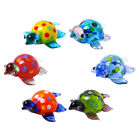  6 Pcs Miniaturtiere Meeresornament Schildkröten-Handwerk Kristall