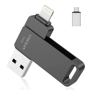 Cle USB 128 Go pour iPhone Apple Certifié Clé Type C Photo Stick USB 3.0 Flas... - Photo 1/7