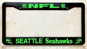 *New* NFL Seattle Seahawks License Plate Frame (Made of Heavy Plastic) - Picture 1 of 4