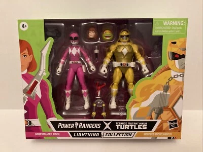 Hasbro's Power Rangers X Teenage Mutant Ninja Turtles Crossover Pack Nuevo Tmnt Foto 1 de 4