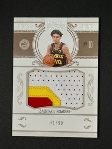 Zaccharie Risacher 2024-25 National Treasures Rookie Patches 2010 91/99 RC - Picture 1 of 4