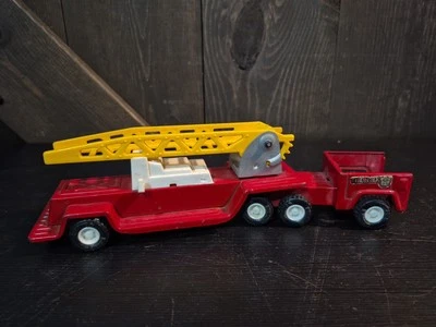 Buddy L B.L.F.D. de colección Camión de bomberos de acero con gancho y escalera 1976 hecho en Japón Foto 1 de 4