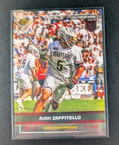Ajax Zappitello 2025 Premier Lacrosse League Fieldside PLL #15 lámina roja #22/25 - Imagen 1 de 2