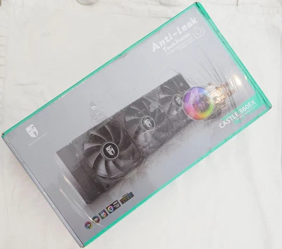 DEEPCOOL 360EX AIO Castle Anti-Leak Liquid CPU Cooler New in Packaging - Image 1 of 4