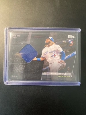 2019 Topps X The Legend Vladimir Guerrero Jr Game Worn Jersey Relic Rookie RC R1 - Image 1 of 2