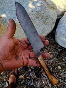 Bowie Knife Hand Made In Idaho 1095 High Carbon Steel - Picture 1 of 4