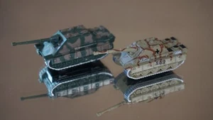 Military Micro Machines & Majorette Jagdpanther V Mini Tanks Set of 2 - Picture 1 of 10