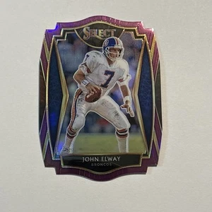John Elway 2020 Select Prizms Purple Die Cut Refractor Parallel #119 Broncos - Picture 1 of 2