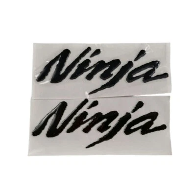 Fairing Black 3D Sticker Decal Fit For ZX6R ZX10R ZX14R 250R 300R 400 650R - Image 1 of 4