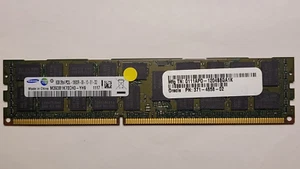 16GB LOT SAMSUNG 2x 8GB PC3L-10600R ECC Reg M393B1K70CH0-YH9 Server ORACLE RAM - Picture 1 of 4