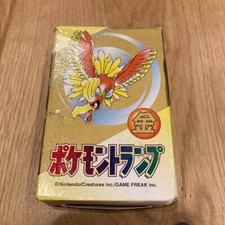 Pokemon Playing Cards Gold Ho-Oh 1999 Poker Deck Nintendo From Japan Rare