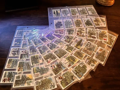 GALLAHER-FULL SET- WOODLAND TREES SERIES 1912 (100 CARDS) ALL SCANNED - Image 1 of 2