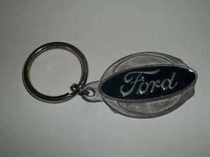 Llavero de metal peltre Ford llavero cadena llavero símbolo ovalado motocicleta - Imagen 1 de 1