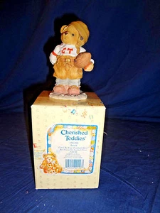 ED 6ni/897 Cherished teddies " Butch" Can i be your football hero 156388 W/box - Picture 1 of 4
