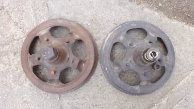 1932 1933 1934 Ford FRONT BRAKE DRUMS / HUBS Original pair - Image 1 of 4