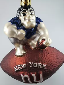 NFL LIZENZIERT NY Giants Team Spirits Holiday Ornament Maskottchen EUC - Bild 1 von 10