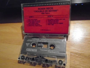 RARE PROMO Robin Beck CASSETTE TAPE Trouble or Nothin' rock GUY MANN-DUDE 1989 ! - Imagen 1 de 2
