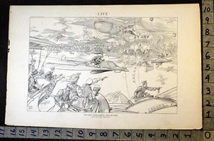 1908 AEROCAR RACE AVIATION STEAMPUNK HARRY GRANT DART COMIC ARTIST PRINT FC3064 - Picture 1 of 1