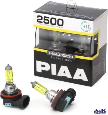 PIAA HS5011 Headlights Foglights Halogen Bulb H11 12V /55W 2500K Yellow - Image 1 of 4