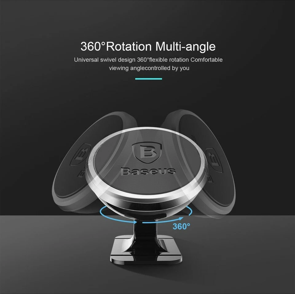  Universal Magnetic 360 Degree Multi Angl GPS Mobile Smart Phone Holder Car Dush - Image 1 of 4