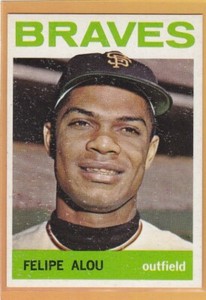 1964 TOPPS BASEBALL FELIPE ALOU #65 BRAVES NM *73454