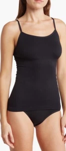 Yummie By Heather Thomson Seamless Nylon Camisole Large/X Large Black Color - Picture 1 of 3