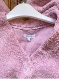 Women’s Per Una Plush Towelling/Teddy  PJs /Lounge Suit Small Pink Vgc