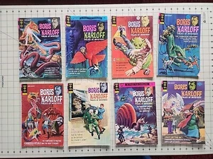 BORIS KARLOFF COMIC BOOK LOT - Picture 1 of 17