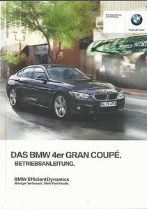 BMW Serie 4 GRAN COUPE F36 manual de instrucciones 2014 2015 manual de instrucciones BA - Imagen 1 de 1