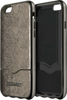 NEW Incipio Rebecca Minkoff Case for Apple iPhone 7 Cracked Leather Anthracite - Image 1 of 3