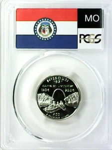2003-S 25C State Quarter Missouri PCGS PR69 DCAM 90% Silver 22llor0402 - Picture 1 of 4