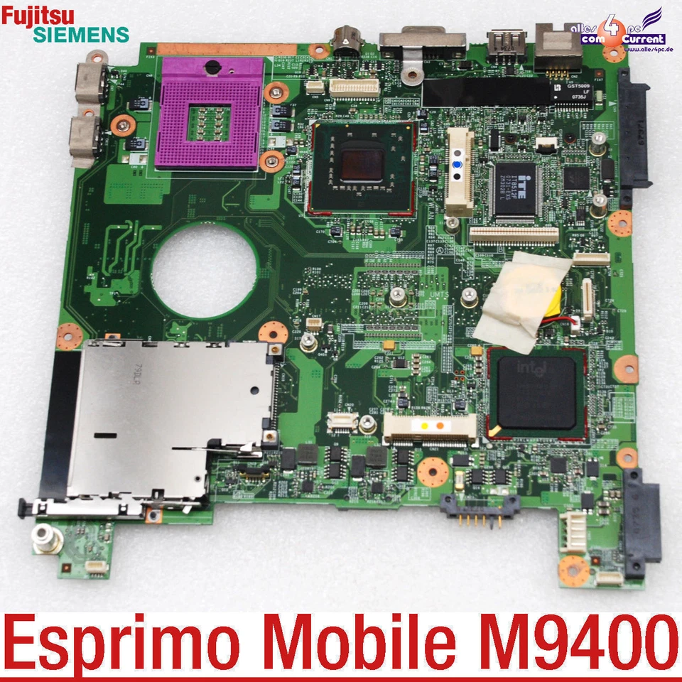 Motherboard 1310A2151001 Notebook FSC Fujitsu Esprimo Mobile M9400 213 - Image 1 of 1