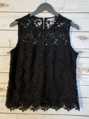 Top sin mangas con ojales lisos Nanette Lepore para mujer Foto 1 de 4