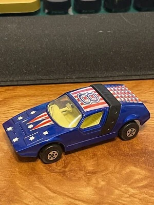 Vintage Matchbox 1972 SuperFast Siva Spyder No 41 #8 Blue Made In England - Image 1 of 4