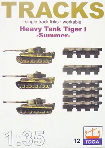 Einzelkettenglieder Tiger I, Sommerketten , 1:35, TOM, Plastik, Neu - Bild 1 von 2