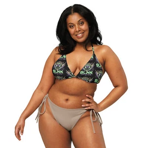 Recycled eco bikini top by Blink Friction and iServalan - Picture 1 of 28