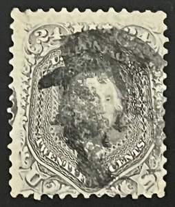 #78 Used, 24¢ Washington Well-struck Union Soldier's Head Cancel, 2021 PSAG Cert - Bild 1 von 3