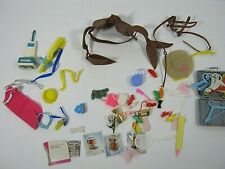 Lot of Vintage Barbie Clothes Accessories and Other Doll Clothes Misc.