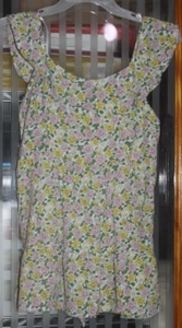 TALLA XL MONTEAU MULTICOLOR FLORES JERSEY MANGA CORTA BLUSA - Imagen 1 de 2