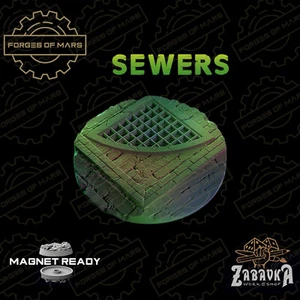 Bases - Sewers - Round 50mm (x1) - Imagen 1 de 1