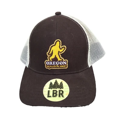 LBR Little Bay Root Oregon SQUACH OUT Trucker Hat Snapback SASQUATCH Big Foot - Изображение 1 из 4