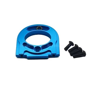 RC 1/10 supporto motore blu alluminio per Tamiya TT-02 TT02 B TT02B aggiornamento hop up - Foto 1 di 9