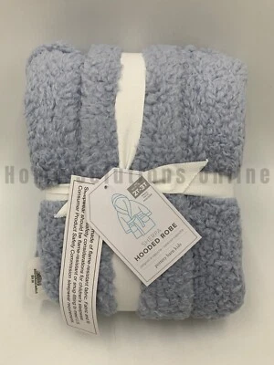 Bata tejida Sherpa lisa Pottery Barn Kids azul pequeña 2T - 3T #9994G Foto 1 de 4