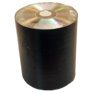 100 Taiyo Yuden CMC PRO Shiny Silver Prism THERMAL Blank CD-R CD 52x 74min 650MB - Picture 1 of 3