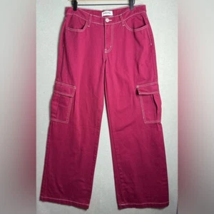 RSQ Y2K Grunge Baggy Loose Cargo Jeans Retro High Waist Damen 28 - Bild 1 von 12