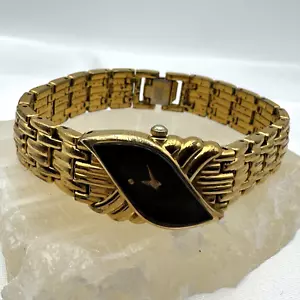 RARE Vintage Seiko Quartz Ladies Asymmetrical Braided Half Moon 90s 4N00-6411 - Picture 1 of 20