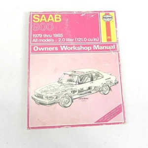 VINTAGE 1979-1985 SAAB 900 HAYNES SERVICE REPAIR MANUAL GUIDE BOOK 2.0L MODELS - Picture 1 of 12