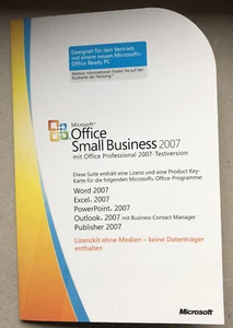 Microsoft Office Small Business 2007 (Nur Lizenz, ohne Datenträger) - Bild 1 von 3